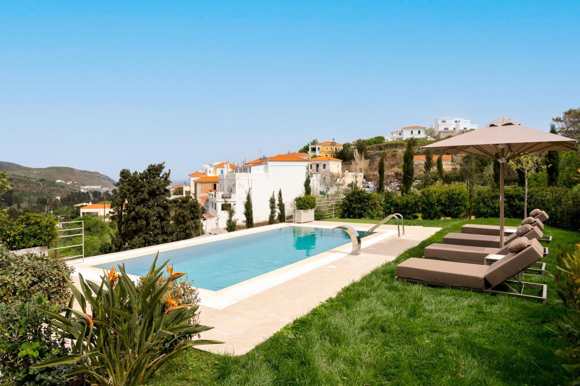 Suitehome Villas With Private Pools By Explore Andros Esterno foto